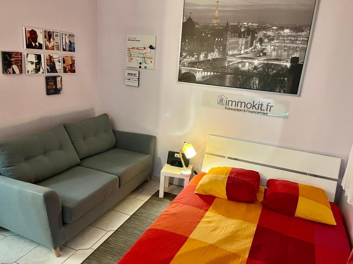 Aubervilliers Maison De Ville Pres Metro 7 By Immo Kit Bnb Zewnętrze zdjęcie